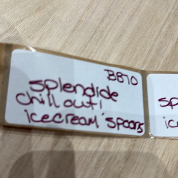 NIB Splendide - chill out!! Set of 4 ice cream spoon - Picture 4 of 4